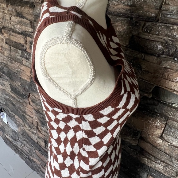 Wild Fable Red and White Halter Sheath Dress - Picture 7 of 7